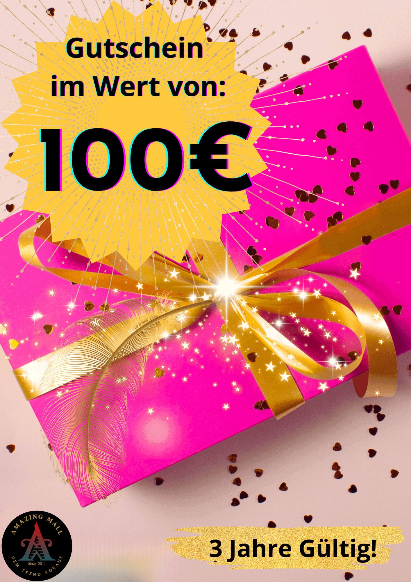 100 € Geschenkgutschein. Keine Barauszahlung möglich!!!