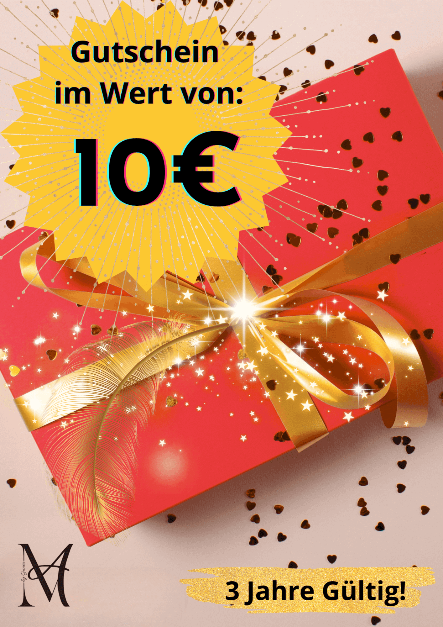 10 € Geschenkgutschein. Keine Barauszahlung möglich!!!
