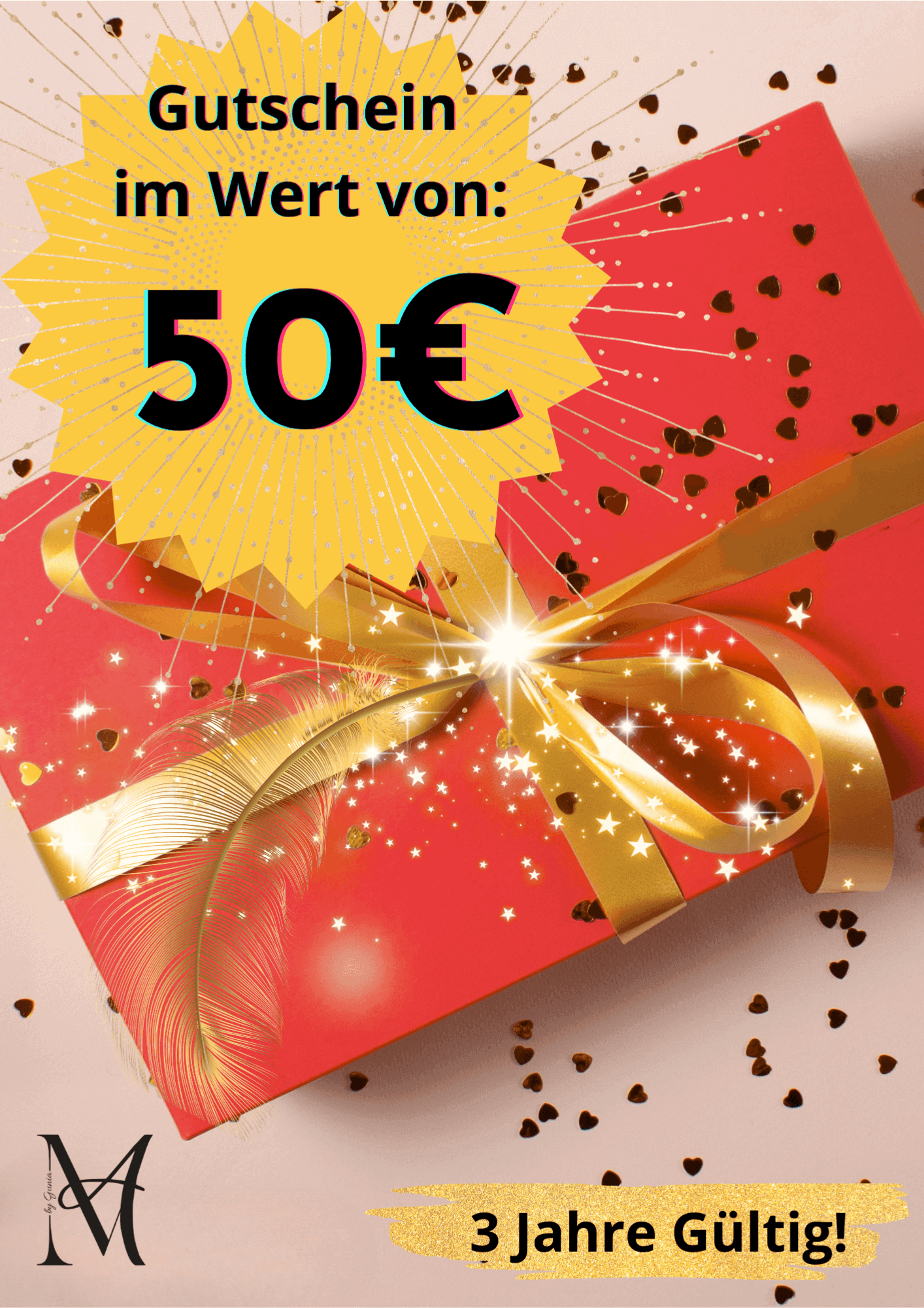 50 € Geschenkgutschein. Keine Barauszahlung möglich!!!