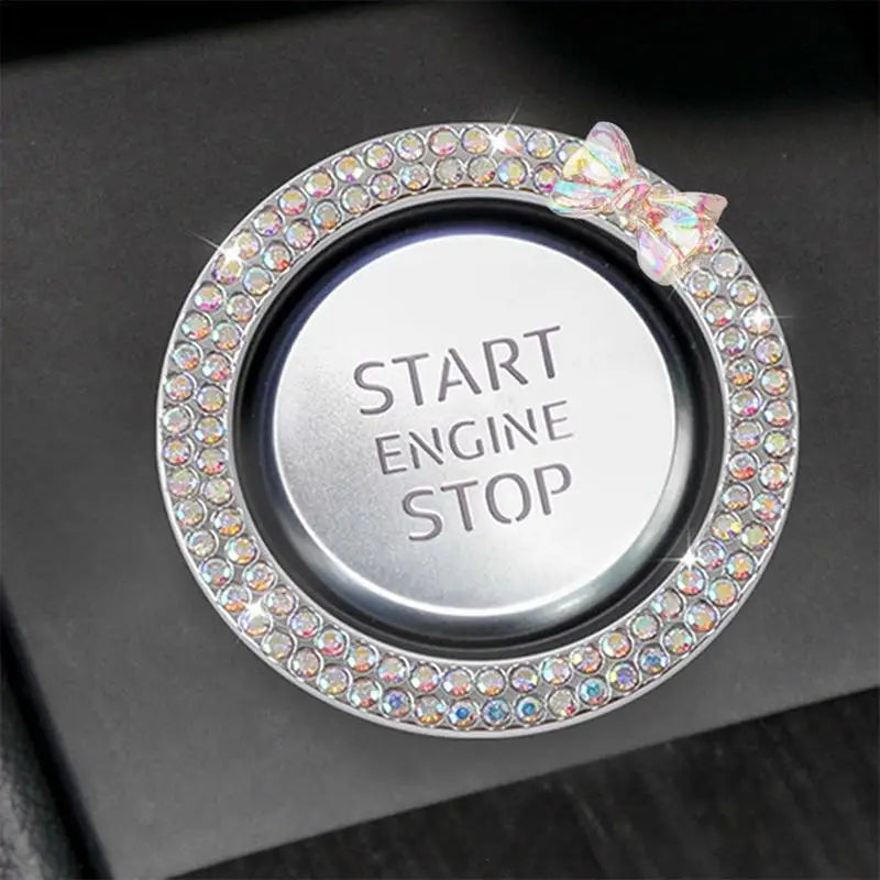 Auto Zündung Knopf Dekoration, Ring, Auto Start Knopf