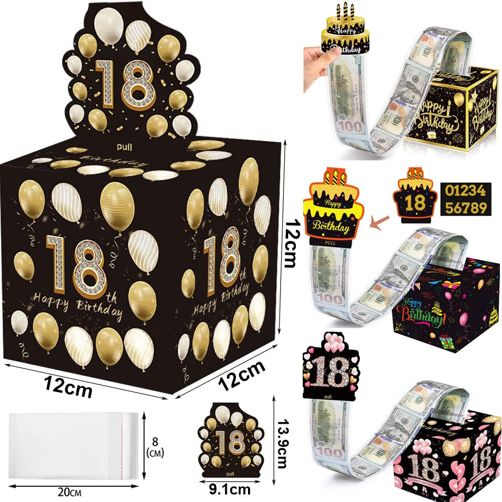 Bargeld Geschenk Überraschung Geschenkboxen