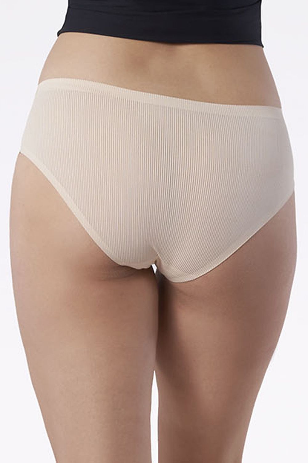 Damen Avia Slip Höschen Julimex beige Rückseite
