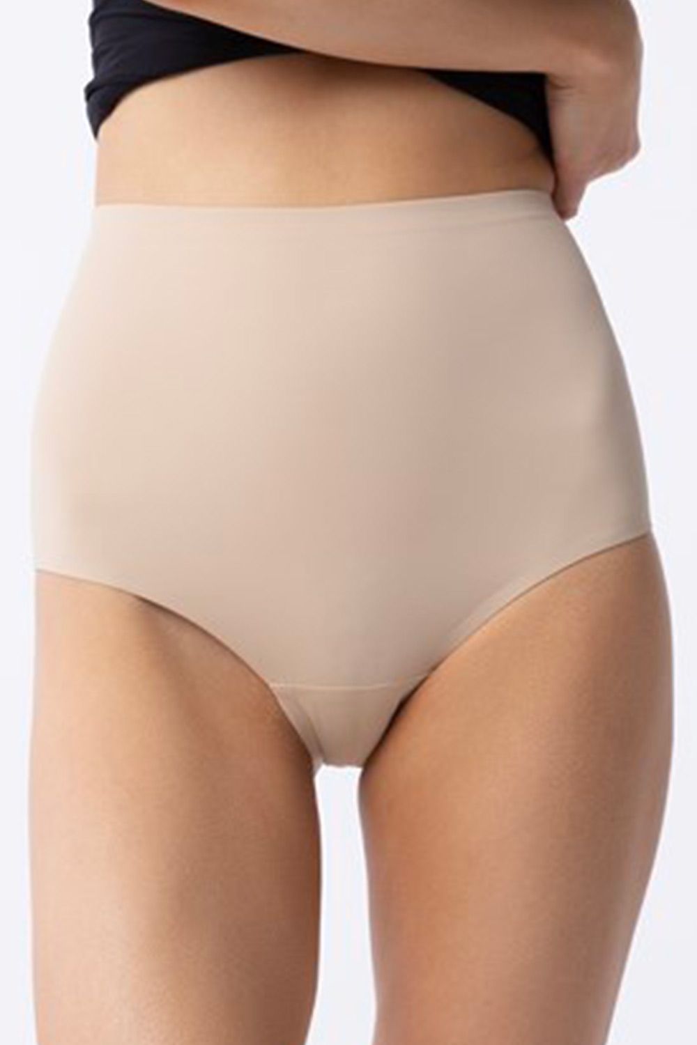 Damen Maxi High Slip Höschen Julimex beige