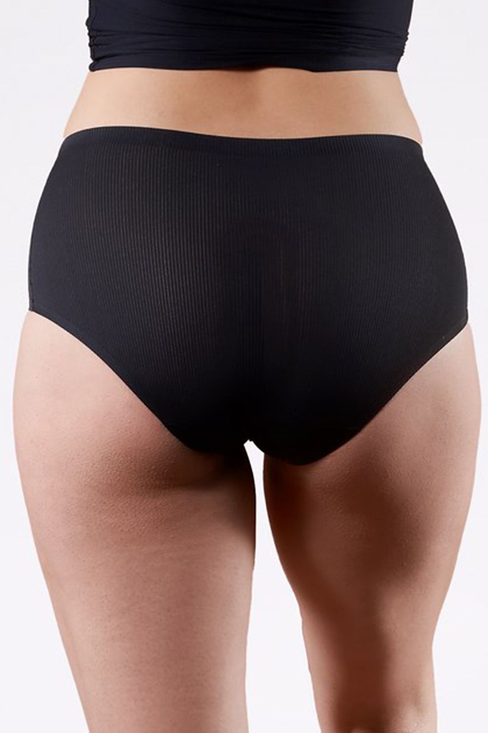 Damen Maxi Slip Höschen Julimex schwarz Rückseite