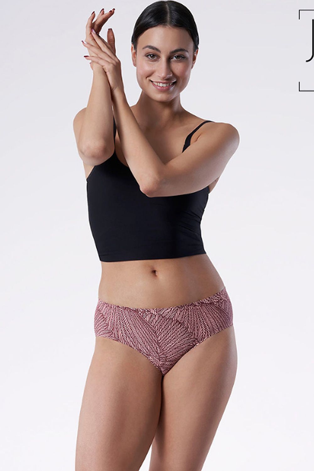 Damen Simple Slip Höschen Julimex rot