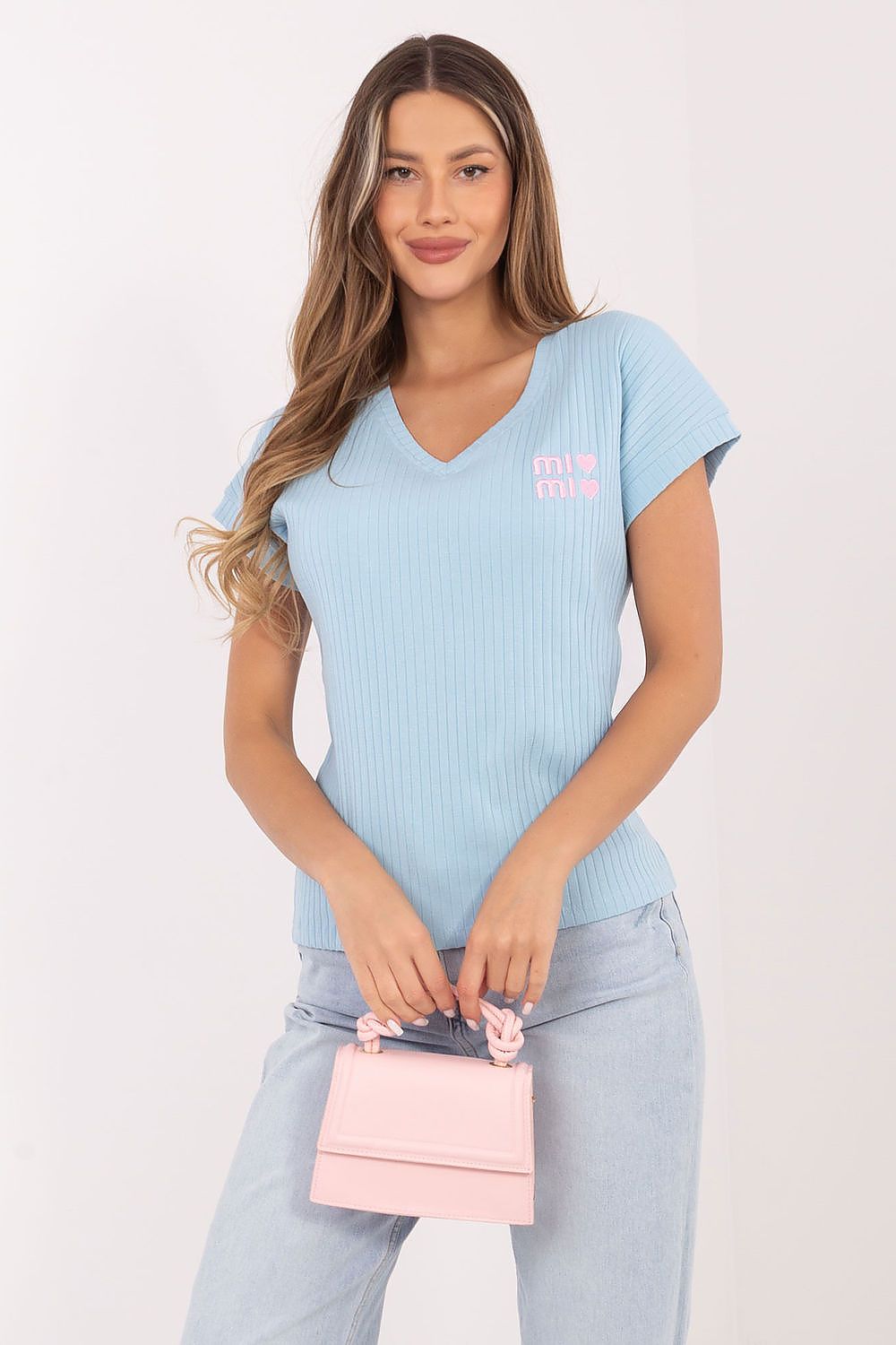Damen kurzarm Shirt "MiMi" von Relevance blau