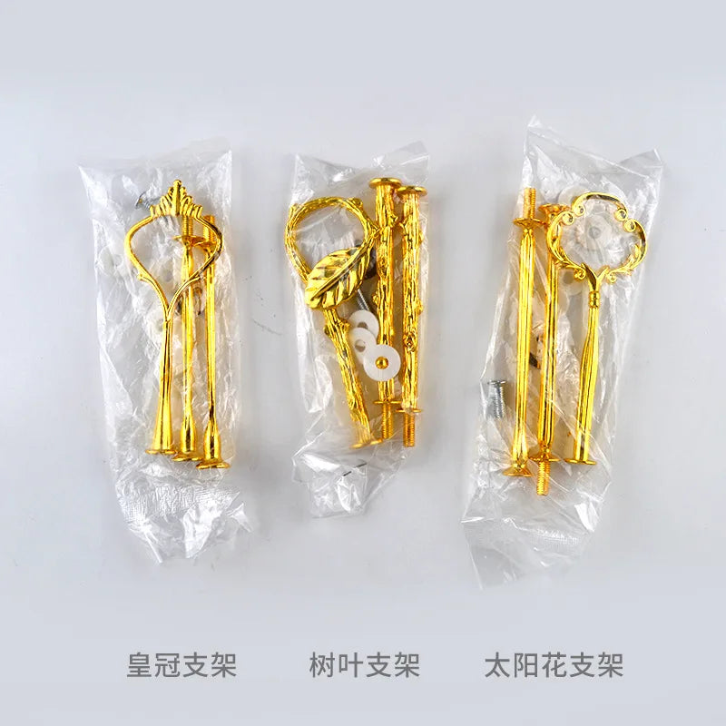 DIY Kristall Silikon Harz Form Drei-Schicht Platte, Servierplatten