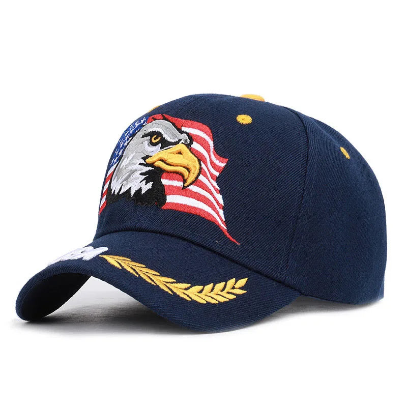 Unisex USA Flagge Baseball Kappe Patriotischen Amerikanischen Weißkopfseeadler