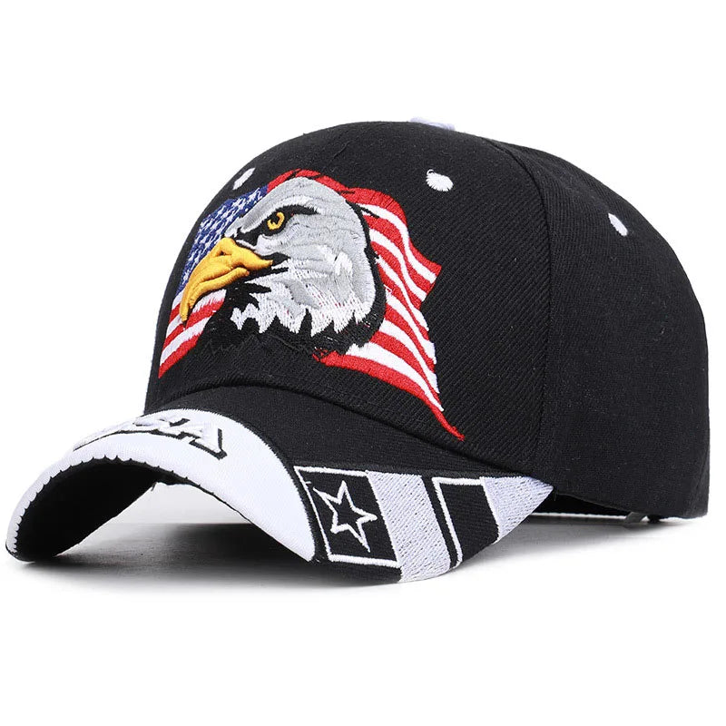 Unisex USA Flagge Baseball Kappe Patriotischen Amerikanischen Weißkopfseeadler