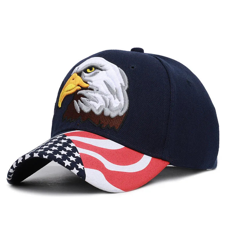 Unisex USA Flagge Baseball Kappe Patriotischen Amerikanischen Weißkopfseeadler
