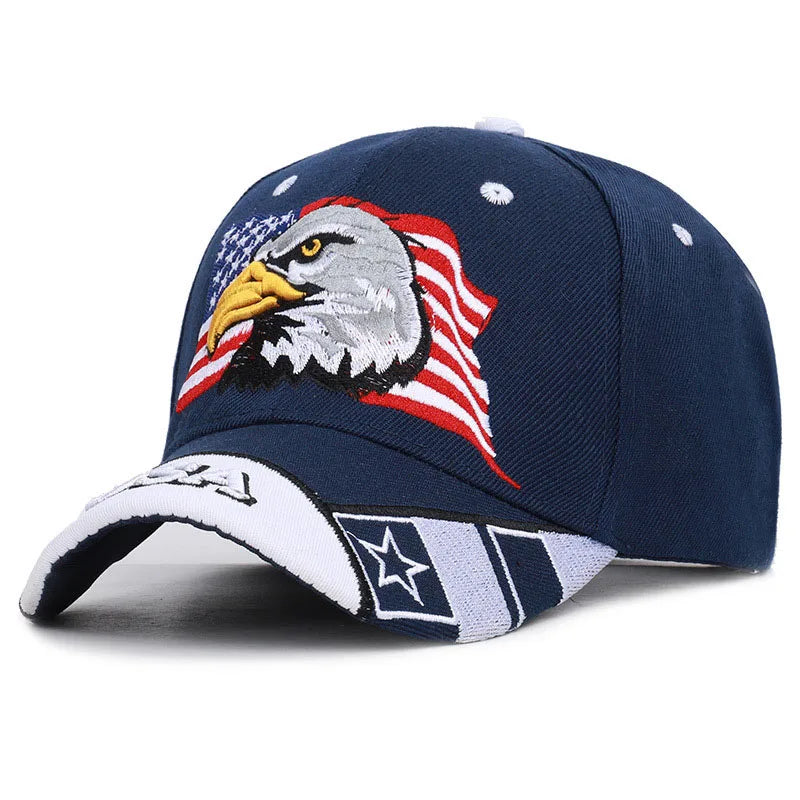 Unisex USA Flagge Baseball Kappe Patriotischen Amerikanischen Weißkopfseeadler