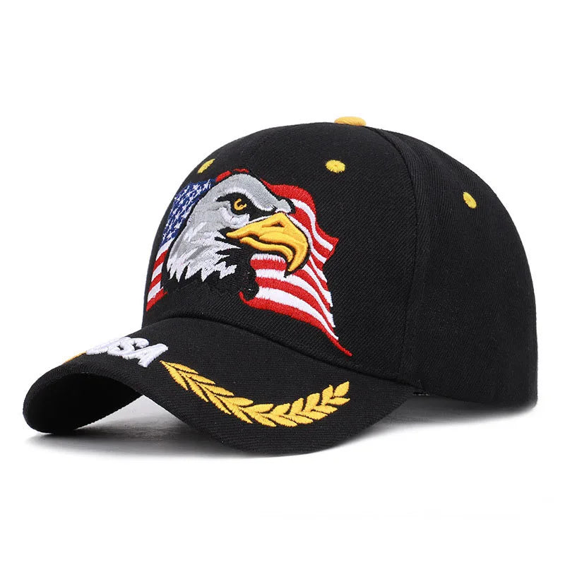 Unisex USA Flagge Baseball Kappe Patriotischen Amerikanischen Weißkopfseeadler