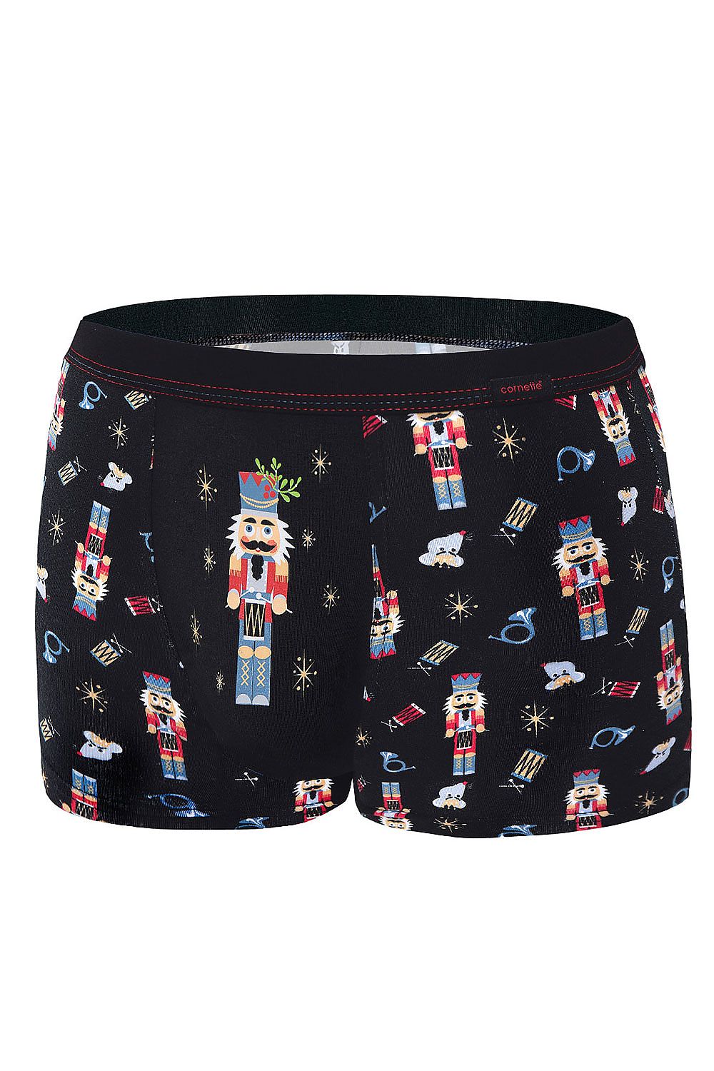 Herren Lustige Weihnachts Boxershorts Cornette Humor-Edition schwarz