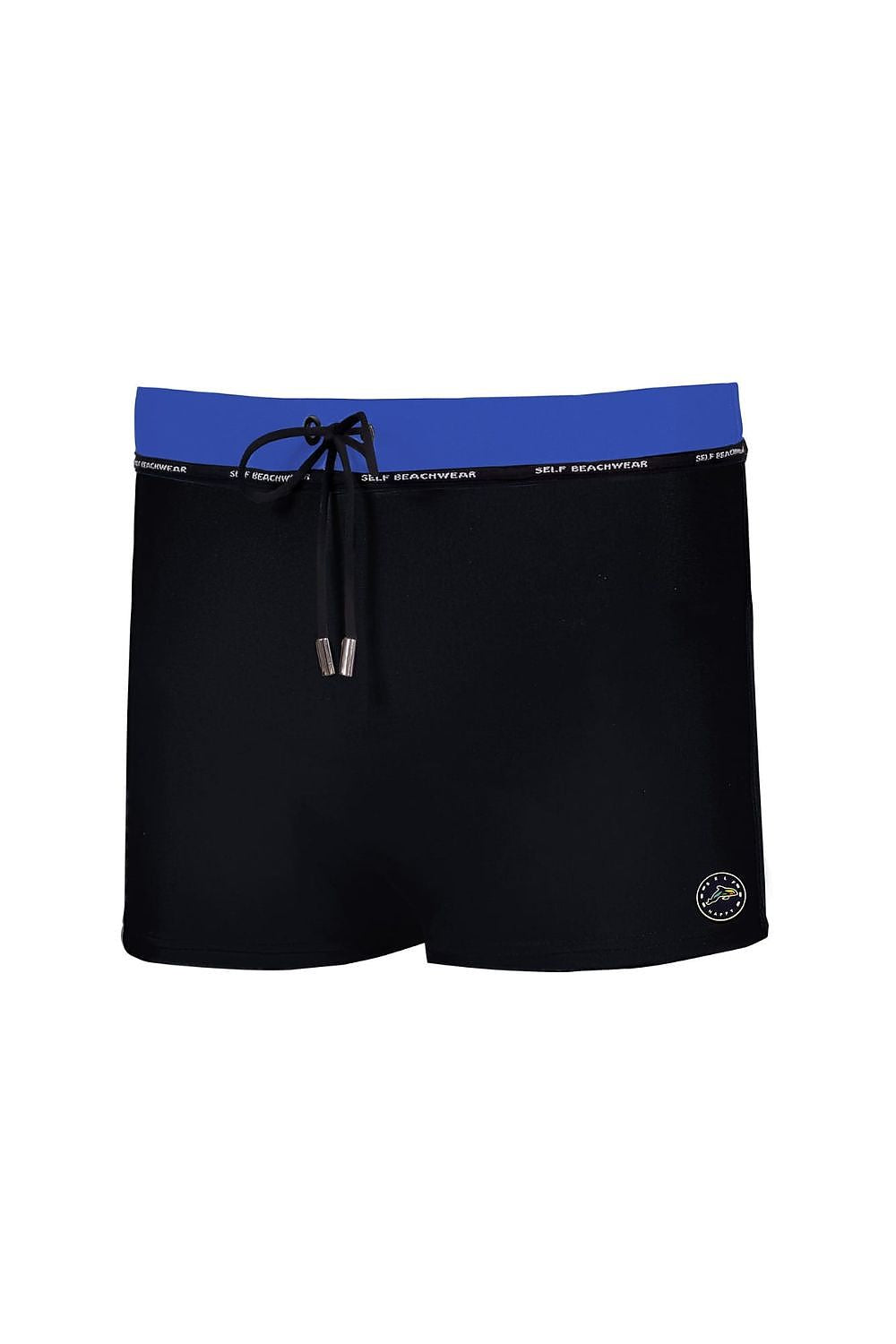 Herren sportliche Self Badeshorts Marineblau mit Kordelzug, Innenfutter & schnelltrocknend von Barontex schwarz