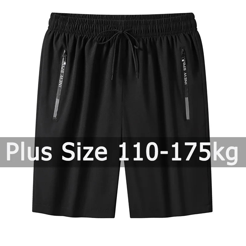 Herren lockere Freizeitshorts Sporthose mit elastischer Taille, Übergröße