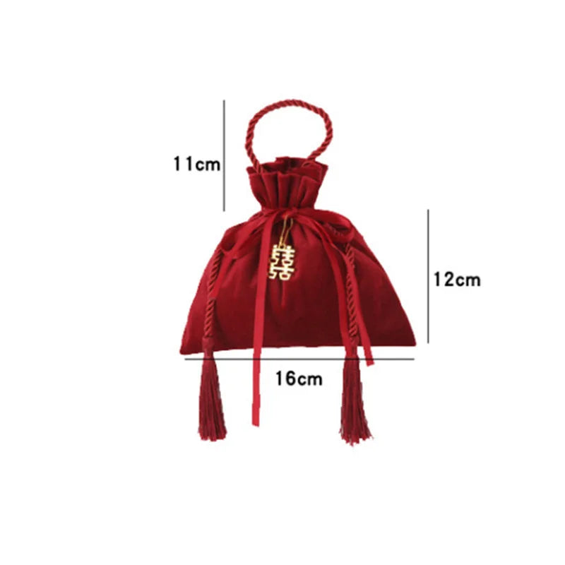 Life-Samtbeutel Kordelzugbeute 10 Stück