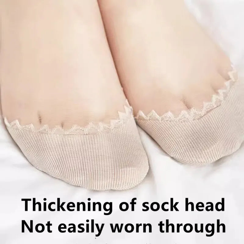 10 Paar rutschfeste Baumwollsocken für Damen, schweißabsorbierende