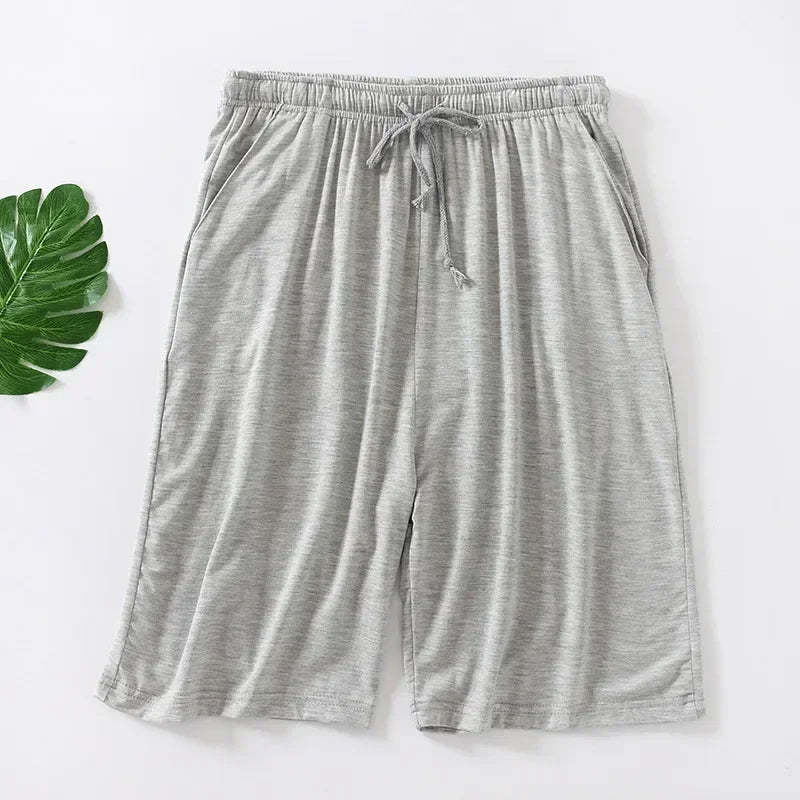 Herren Modal Baumwolle Shorts weiche Fünf-Punkt-Design Übergröße
