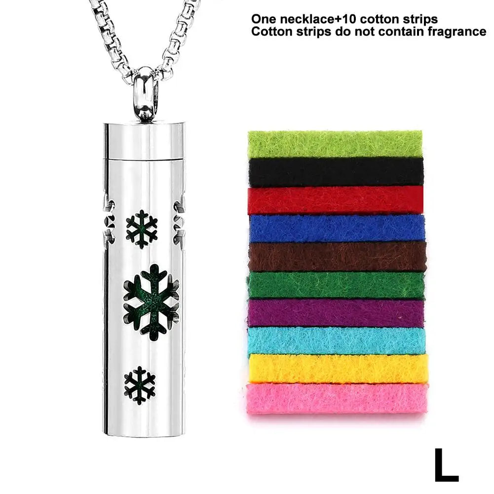 Fragrance jewelry high-quality necklace aroma therapy essential oil diffuser perfume pendant