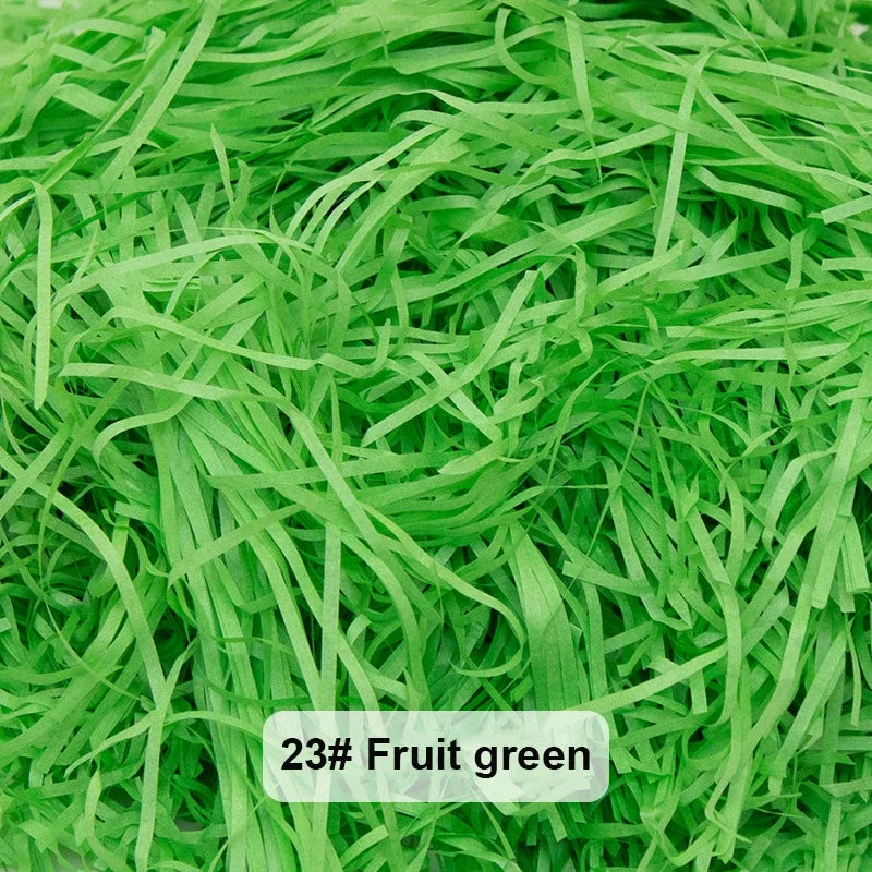 Bunte Raffia Papier-Schnipsel und -Stränge, geschreddertes Knister-Konfetti zum Verpacken