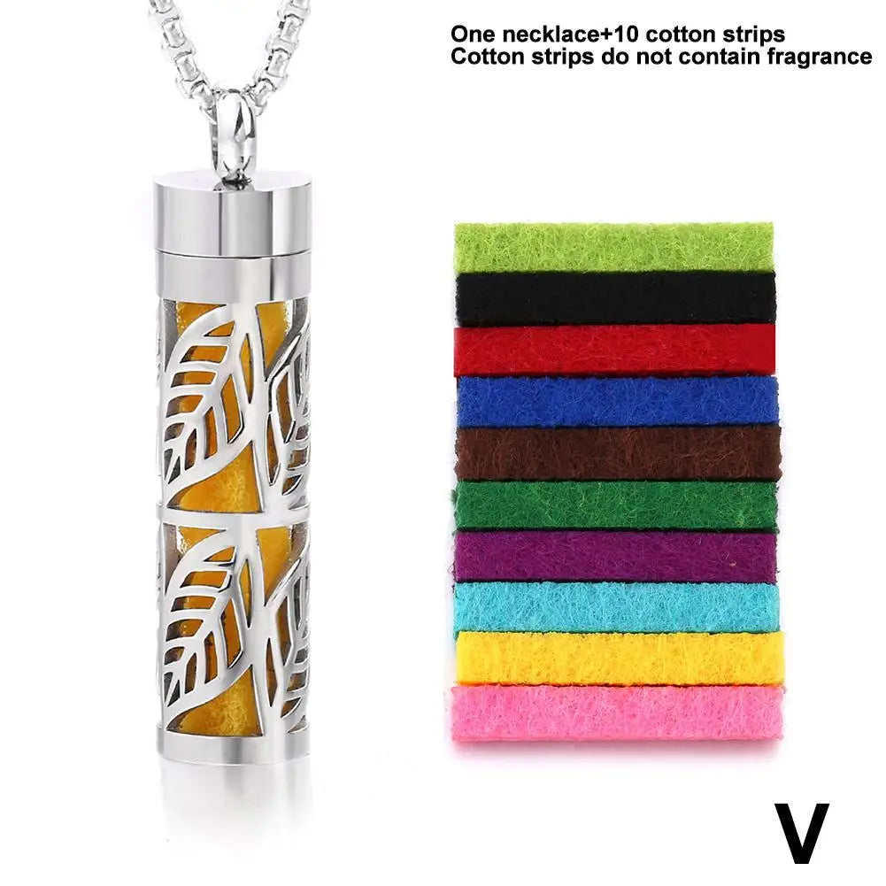Duftschmuck hochwertige Halskette Aroma Therapie ätherisches Öl Diffusor Parfüm Anhänger