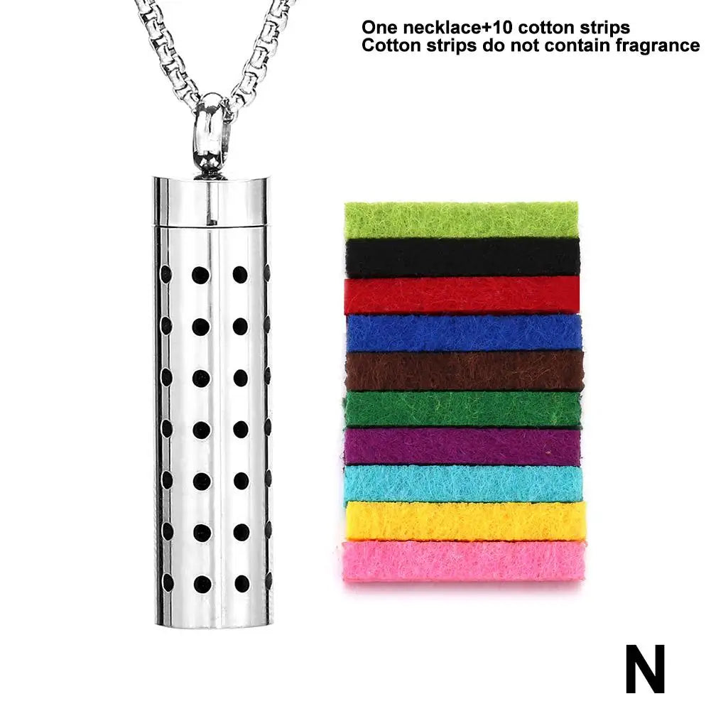Fragrance jewelry high-quality necklace aroma therapy essential oil diffuser perfume pendant