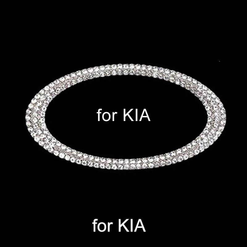 Auto Bling Lenkrad Logo Aufkleber Strass