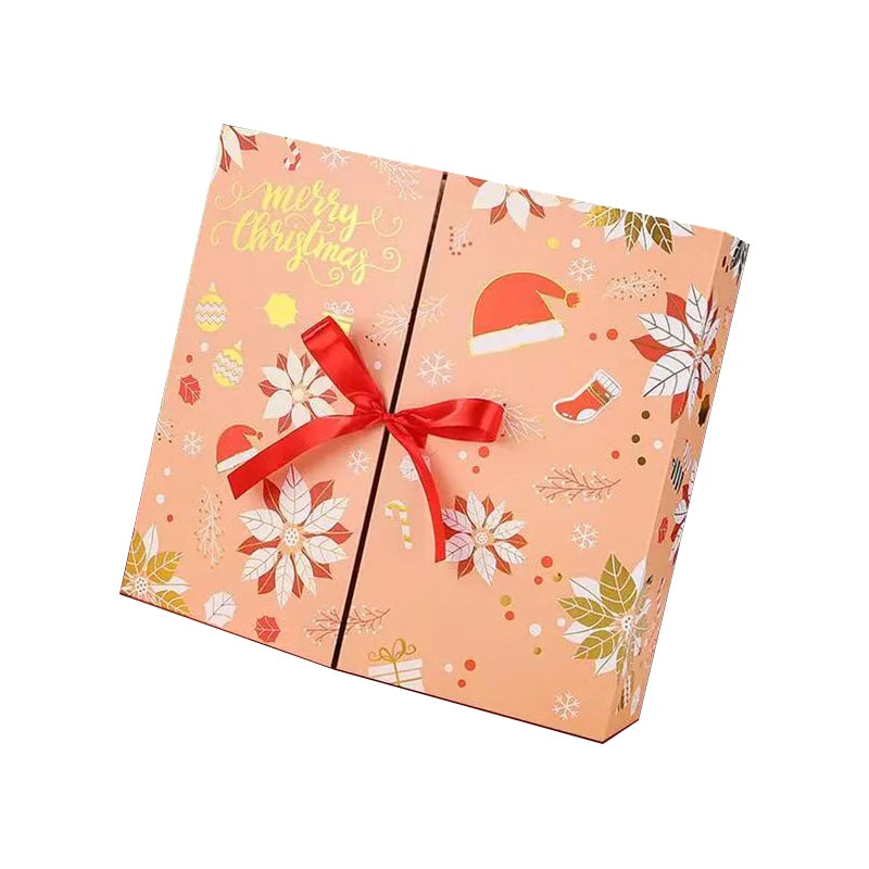 DIY Adventskalender Weihnachts Geschenk Box 24 Tage Countdown-Kalender leer