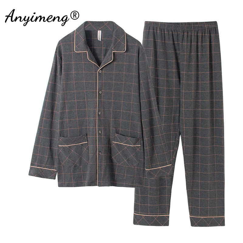 Übergröße Herren Pyjamas Männer Loungewear