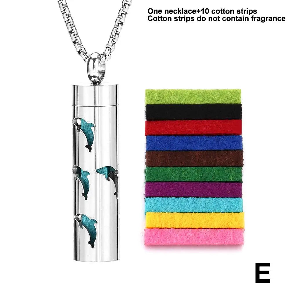 Fragrance jewelry high-quality necklace aroma therapy essential oil diffuser perfume pendant