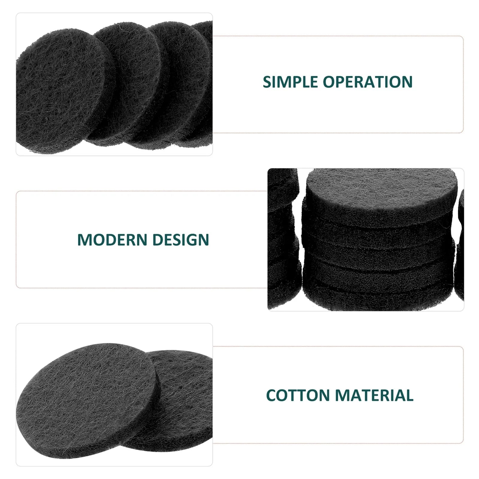 100 Diffusor Nachfüll Pads ätherisches Öl Diffusor Baumwolle