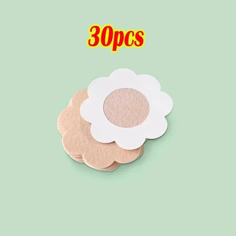 Brustwarzenaufkleber, unsichtbare Einweg-Brustaufkleber, Vlies-BH-Pads