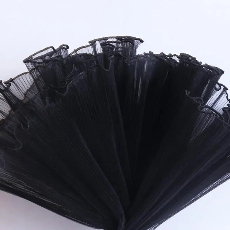 Blumenpapier Perlenwellengarn Blumenverpackung Spitzennetz 28x3,66 cm