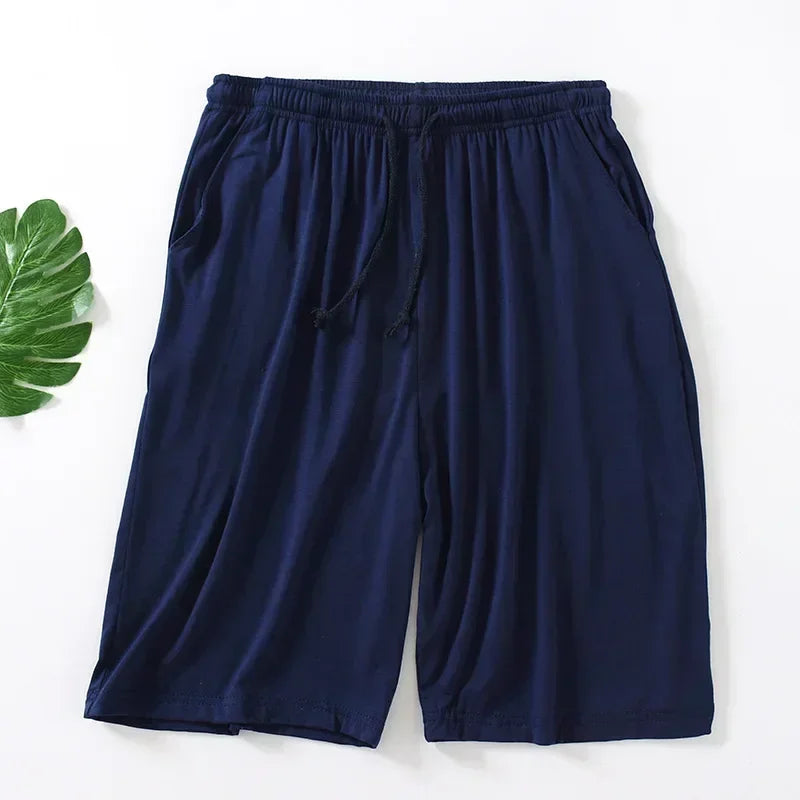 Herren Modal Baumwolle Shorts weiche Fünf-Punkt-Design Übergröße