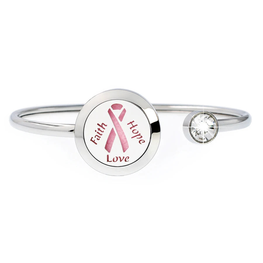 Duftarmband BOSHI JEWELRY Aromatherapie-Medaillon-Armband, Edelstahl mit Öldiffusor, Parfüm-Medaillon, inklusive 10 Pads