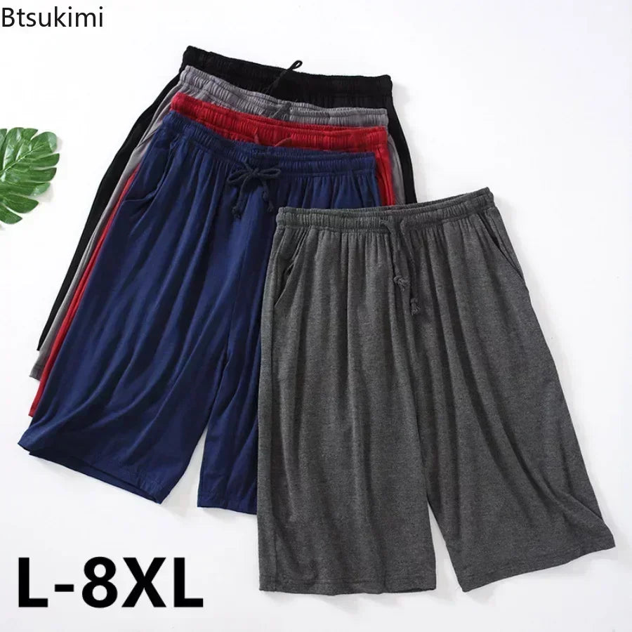Herren Modal Shorts weiche Fünf-Punkte-Baumwolle Übergröße