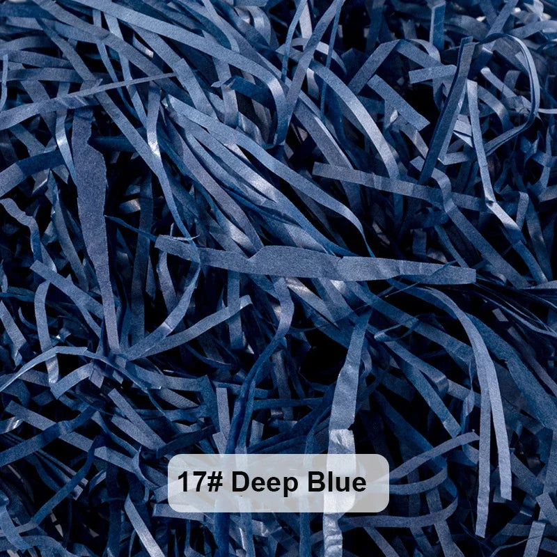 Bunte Raffia Papier-Schnipsel und -Stränge, geschreddertes Knister-Konfetti zum Verpacken