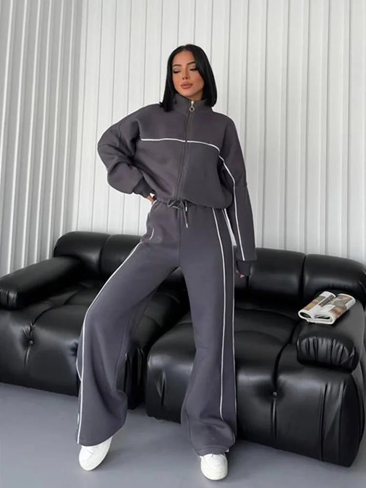 Damen Freizeitanzug Loungewear 2-teilig
