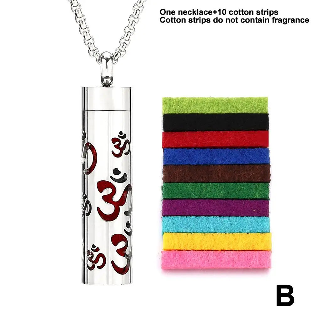 Fragrance jewelry high-quality necklace aroma therapy essential oil diffuser perfume pendant