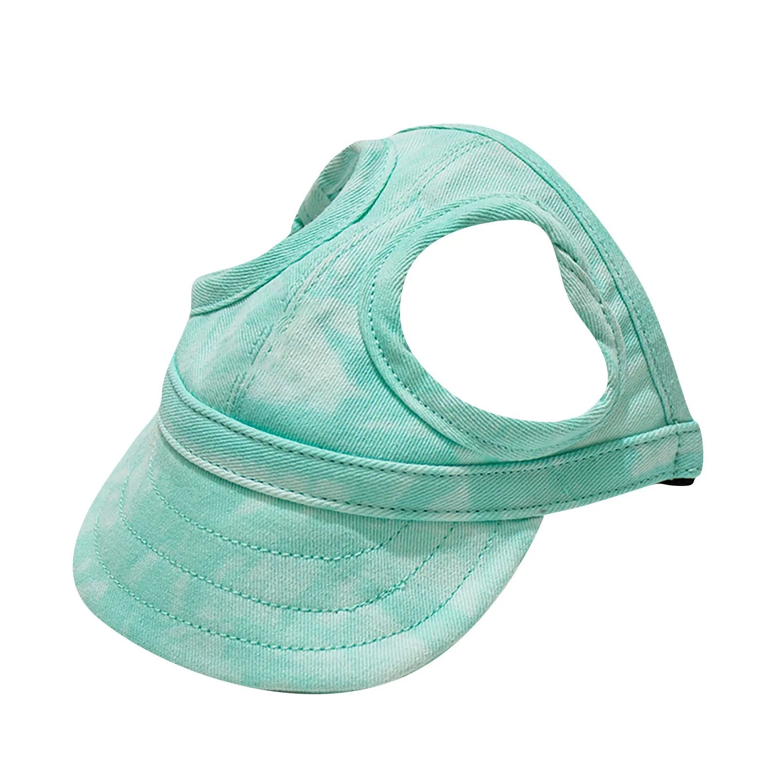 TAILUP Verstellbare Haustier Hundereise Baseballmütze, süße Sonnenkappe, Visiermütze mit Ohrlöchern