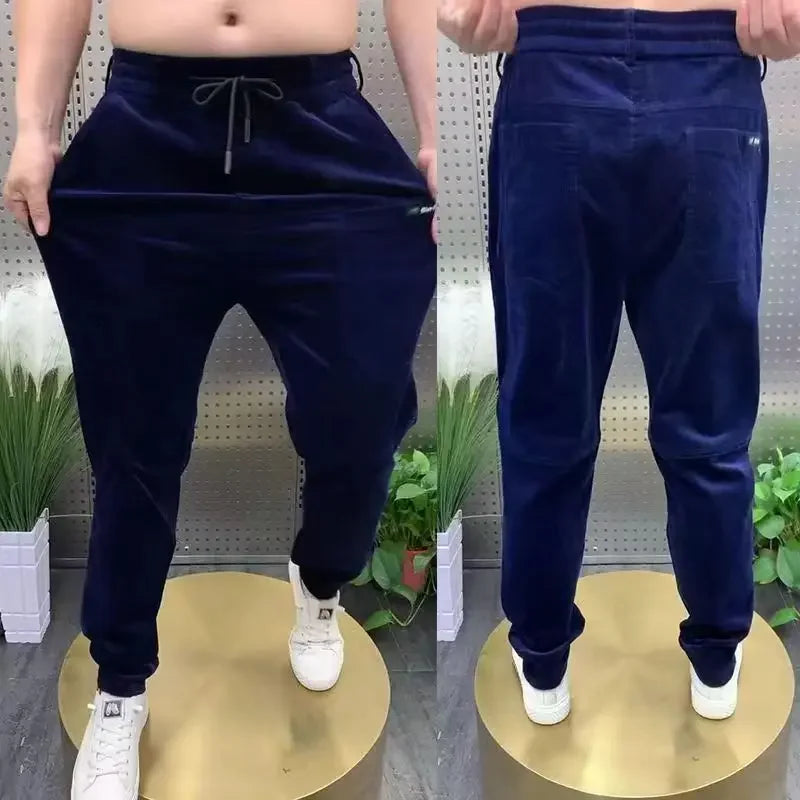 Cord-Cargohose für Herren, einfach, locker, amerikanisch, Retro, lässig, elastisch