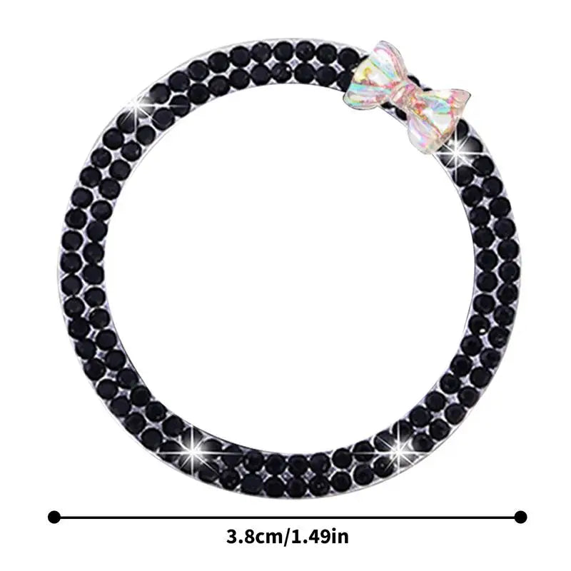 Auto Zündung Knopf Dekoration, Strass Ring, Start-Stopp-Dekorring