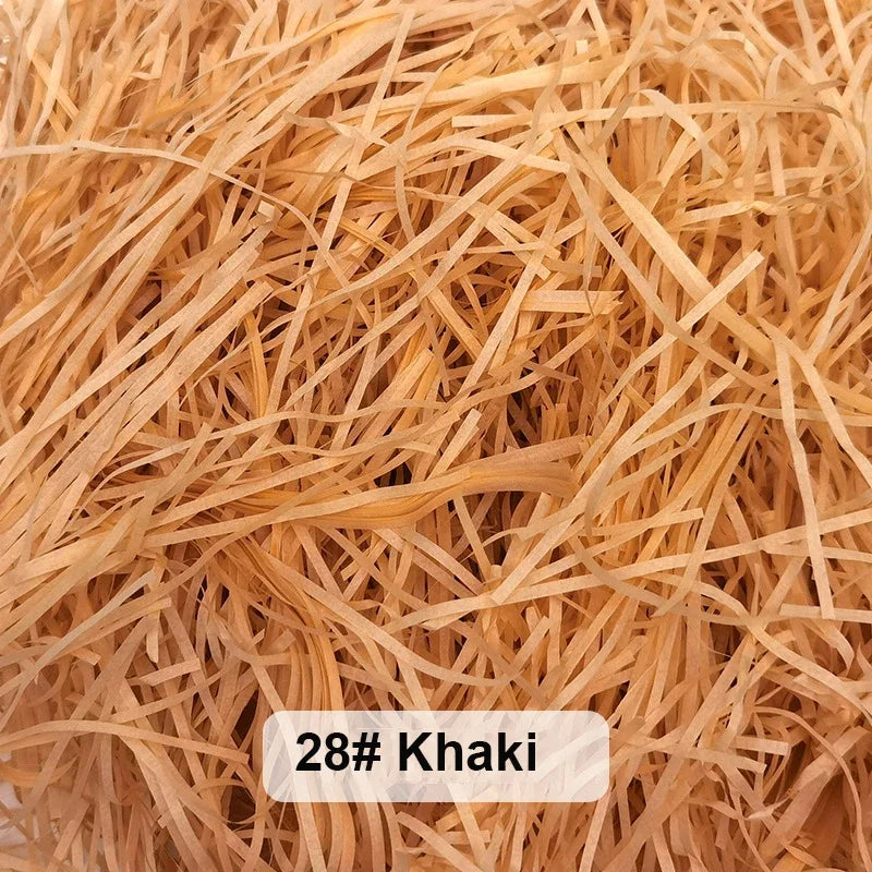 Bunte Raffia Papier-Schnipsel und -Stränge, geschreddertes Knister-Konfetti zum Verpacken