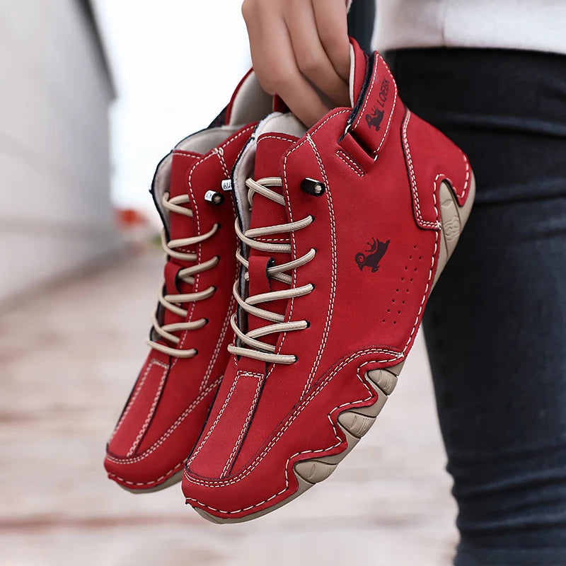 Men's Leather Casual Shoes Sneakers Walking Loafer Shoes