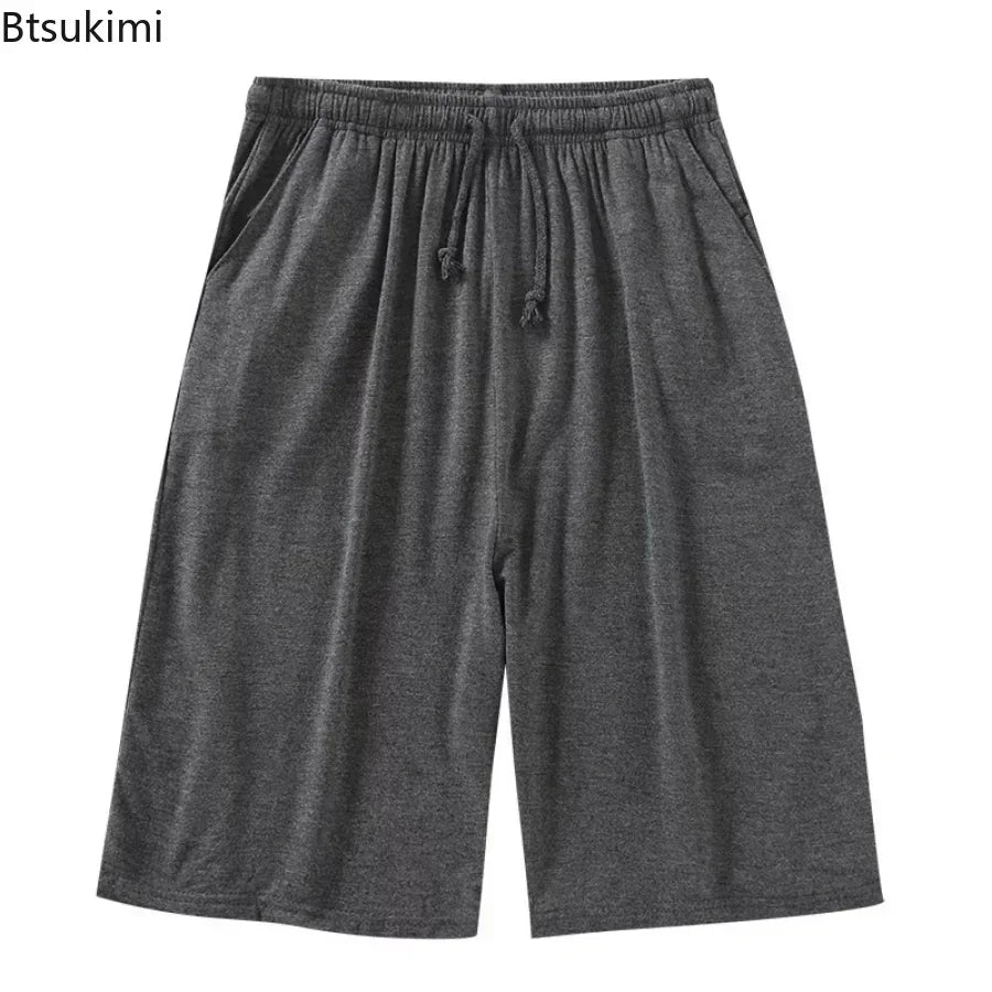 Herren Modal Baumwolle Shorts weiche Fünf-Punkt-Design Übergröße