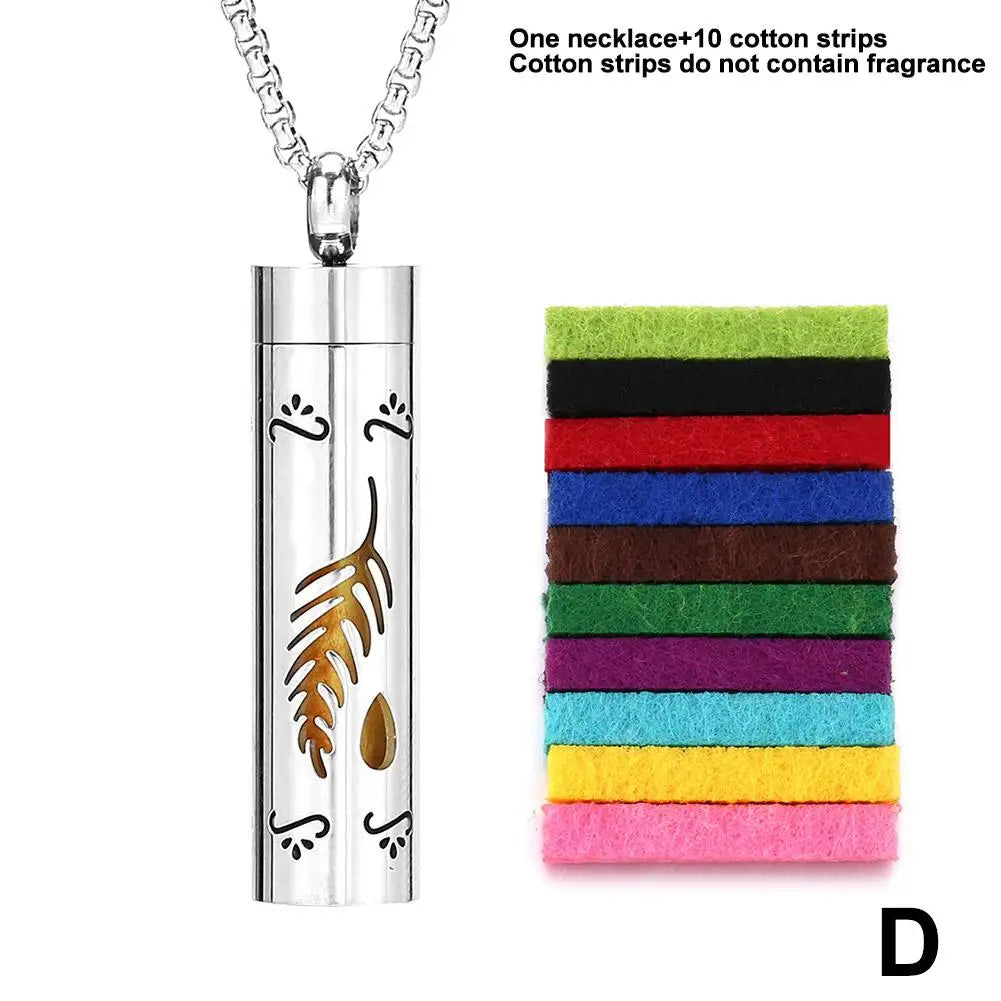 Fragrance jewelry high-quality necklace aroma therapy essential oil diffuser perfume pendant