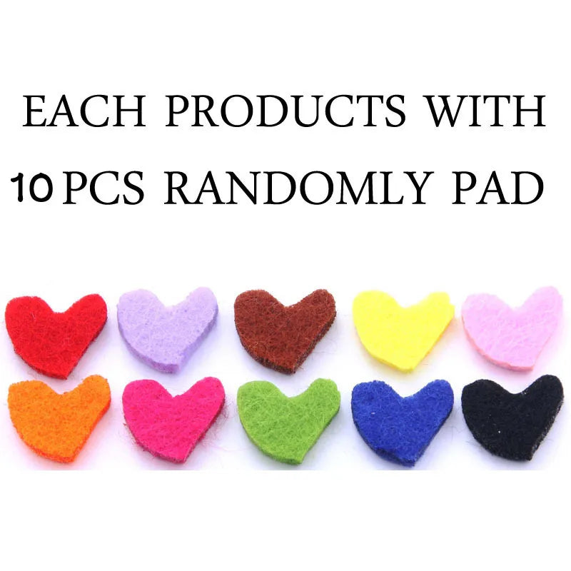 Duftschmuck Anhänger Herzförmig Aroma Therapie Parfüm Medaillon Diffusor Halskette