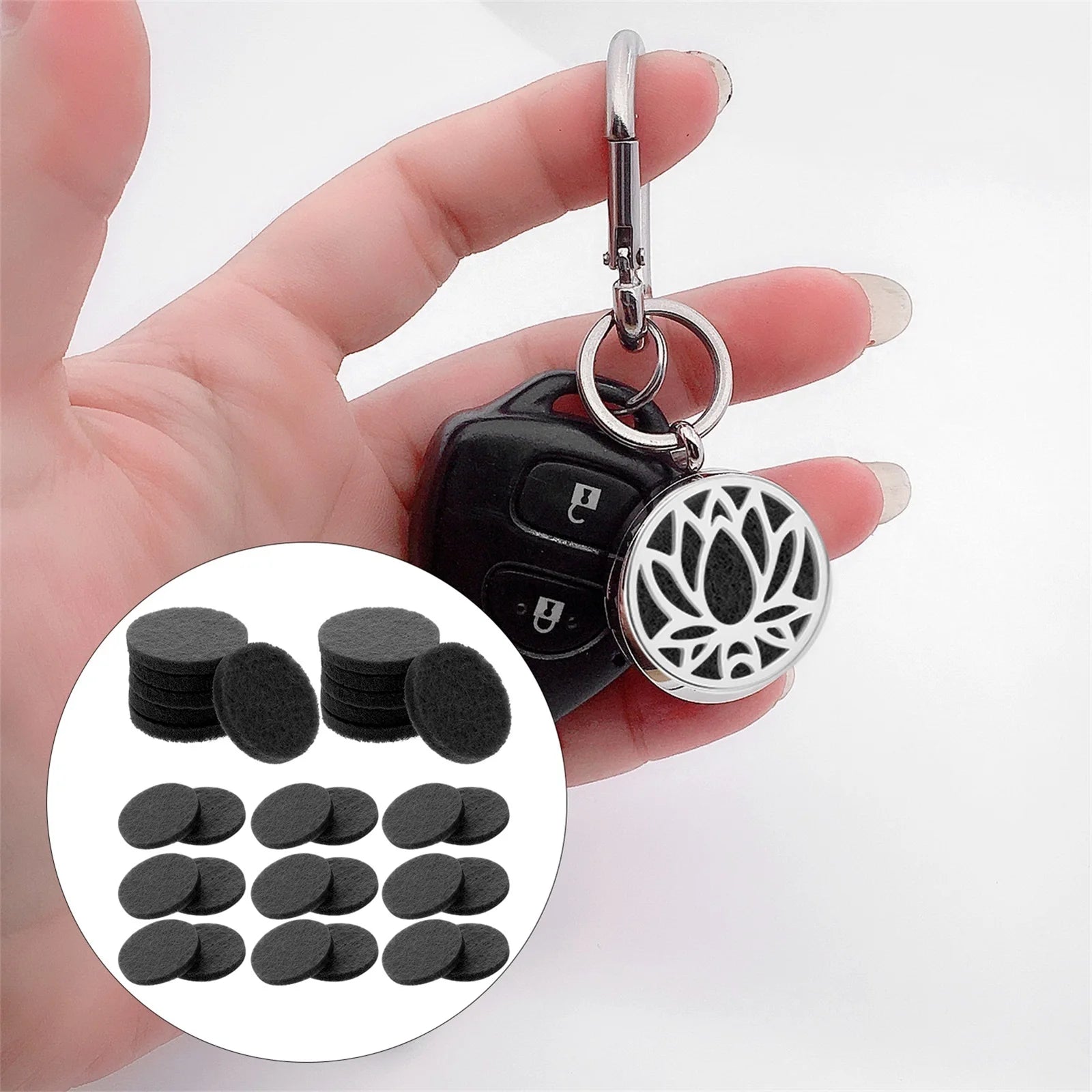 100 Diffusor Nachfüll Pads ätherisches Öl Diffusor Baumwolle