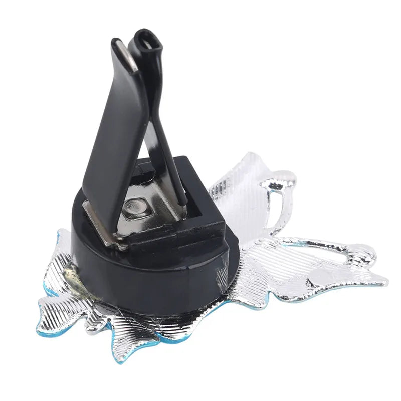 Parfüm-Clip für den Luftauslass im Auto, exquisiter, diamantbesetzter Schmetterling, Schmuck für die Klimaanlage