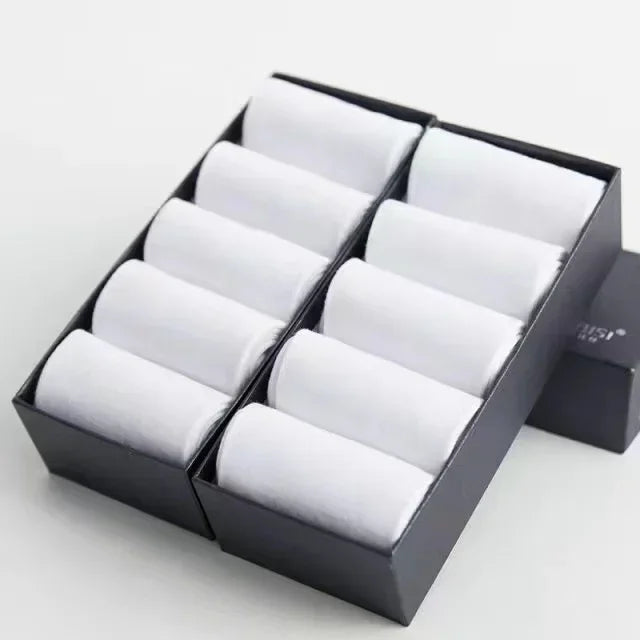 10 Paar Herren Socken aus reiner Baumwolle weiche Business Socken